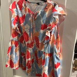 NWOT Shein Curve Multicolor Blouse